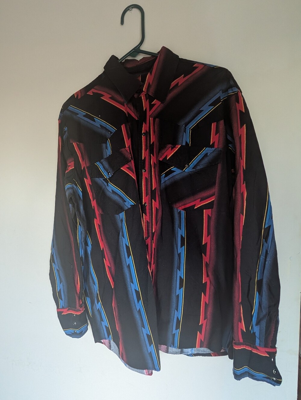 Vintage Pearl Snap Flannel Shirt